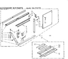 Kenmore 1067761790 accessory kit parts diagram