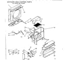 Kenmore 1067761810 air flow and control parts diagram