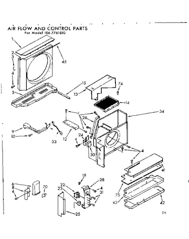 Air flow and control parts