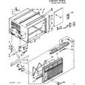 Kenmore 1067761811 cabinet parts diagram