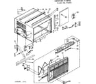 Kenmore 1067761811 cabinet parts diagram