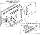 Kenmore 1067761811 accessory kit parts diagram