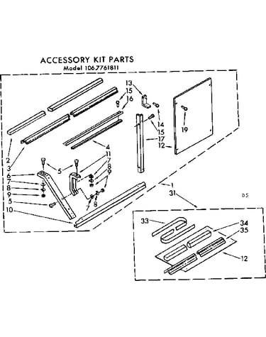 Accessory kit parts