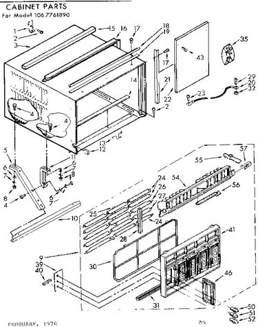 Cabinet parts