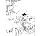 Kenmore 1067761890 air flow and control parts diagram