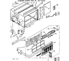 Kenmore 1067761892 cabinet parts diagram