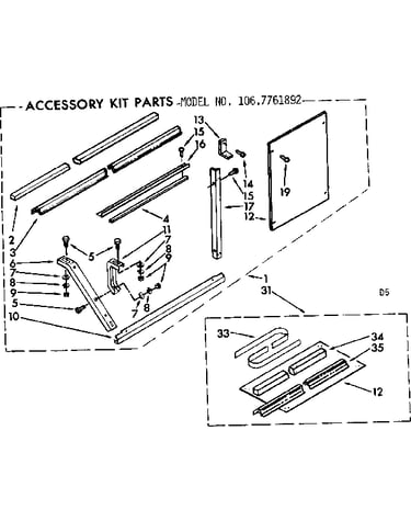 Accessory kit parts