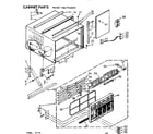 Kenmore 1067762091 cabinet parts diagram