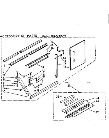 Accessory kit parts
