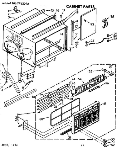 Cabinet parts