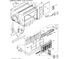 Kenmore 1067762170 cabinet parts diagram