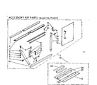 Kenmore 1067762170 accessory kit parts diagram