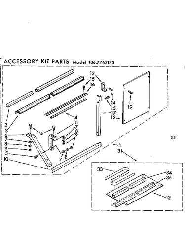 Accessory kit parts