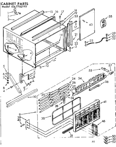 Cabinet parts