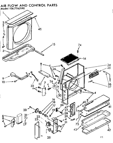 Air flow & control parts