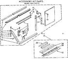 Kenmore 1067762191 accessory kit parts diagram