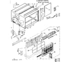 Kenmore 1067762280 cabinet parts diagram