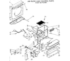 Kenmore 1067762280 air flow and control parts diagram