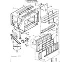 Kenmore 1067762990 cabinet parts diagram