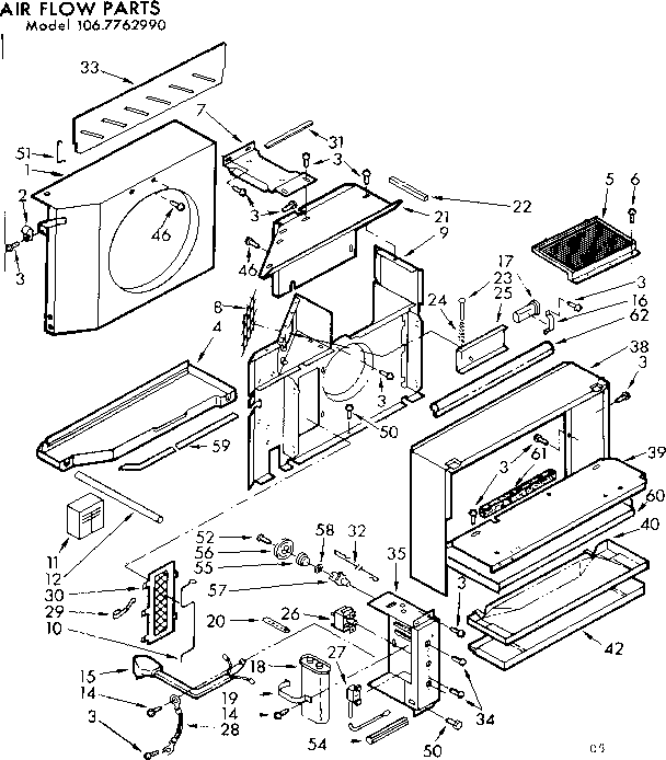Air flow parts