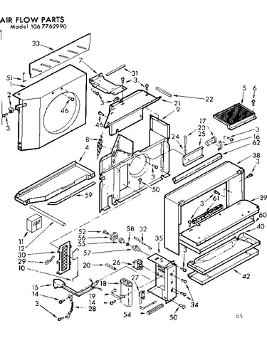 Air flow parts