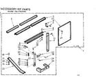Kenmore 1067762990 accessory kit parts diagram