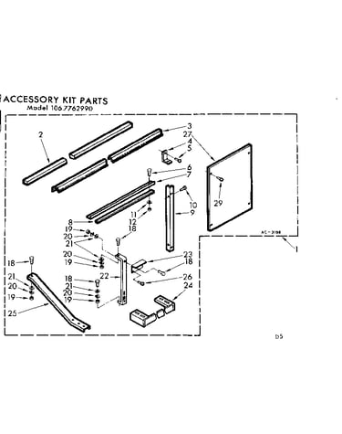 Accessory kit parts