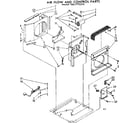 Kenmore 1067770510 air flow and control parts diagram