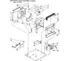 Kenmore 1067770551 air flow and control parts diagram