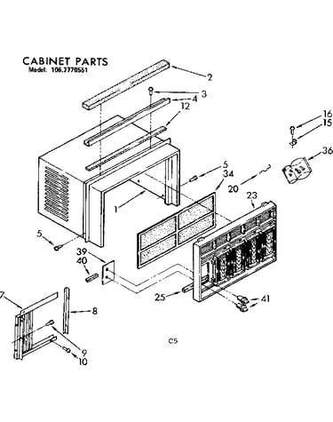 Cabinet parts