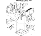 Kenmore 1067770580 air flow and control parts diagram
