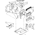 Kenmore 1067770650 air flow parts diagram