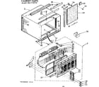 Kenmore 1067770770 cabinet parts diagram