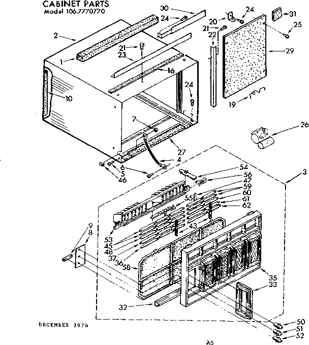 Cabinet parts