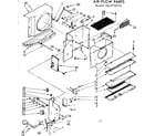 Kenmore 1067770770 air flow parts diagram