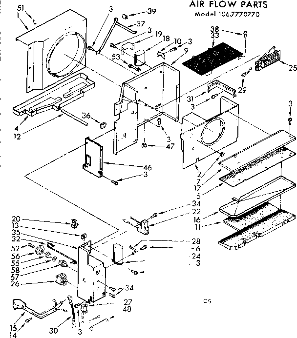 Air flow parts