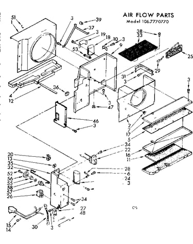 Air flow parts