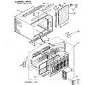 Kenmore 1067771070 cabinet parts diagram