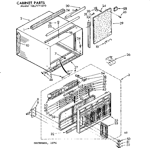 Cabinet parts
