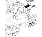 Kenmore 1067771070 air flow parts diagram