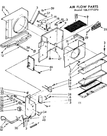 Air flow parts