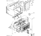 Kenmore 1067771140 cabinet parts diagram