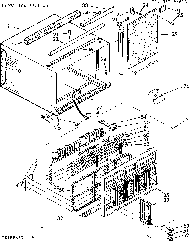 Cabinet parts