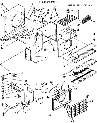 Air flow parts
