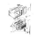 Kenmore 1067771290 cabinet parts diagram