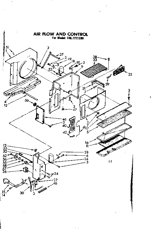 Air flow parts