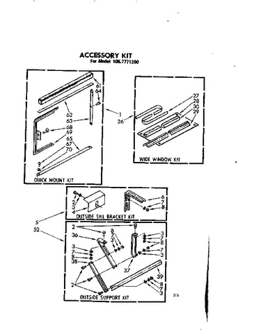 Accessory kit parts