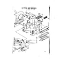 Kenmore 1067771291 air flow parts diagram
