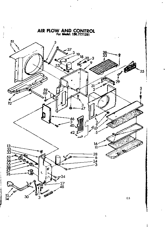Air flow parts