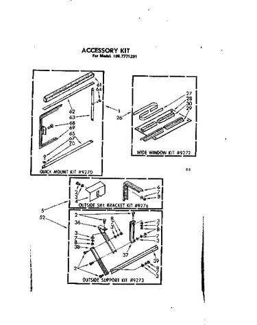 Accessory kit parts